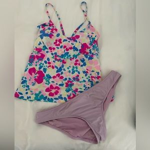 Tankini bathing suit with bottoms